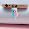 Tapón de Polvo para Teléfono de Acrílico con Dibujo de Gatito Caricatura Lindo 2D Transfronterizo Adecuado para Teléfonos Tipo-C y Apple