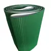 Correia transportadora de pvc verde sem costura integrada correia transportadora para indústria alimentícia defletor lateral de correia transportadora
