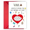 1 conjunto de envelopes criativos e engraçados para cartões de aniversário, cartões com bênçãos em inglês divertidos de festa desenhados à mão, fornecimento transfronteiriço