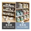 Nuevo zapatero ajustable engrosado zapatero de capas zapatero para el hogar dormitorio zapatero de almacenamiento zapatero de almacenamiento doble capa