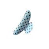 Material PVC Ponto Azul Presilha de Garra Toque de Luxo Coque na Parte de Trás da Cabeça Presilha Tubarão Estilo Coreano Temperamento Presilha de Ponto Azul para Rabo de Cavalo