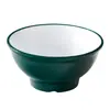 Vajilla de Melamina Kaiba Tazón para Fideos Comercial Imitación Porcelana Plástico Tazón Picante Caliente Sopa de Fideos Fideos Fideos de Arroz Tazón Grande Tazón para Ramen