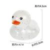 Pato Amarillo Juguete Chirriante, Patito Colorido Talla 8 Juguete para Aliviar el Estrés, Tienda de Té con Leche Tienda de Regalos Accesorios de Decoración Venta al por Mayor