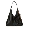 2026 Bolsa de Ombro Grande Capacidade Tendência Casual Moda para Ir ao Trabalho Versátil Bolsa de Ombro Único Retrô Simples Casual Bolsa Mãe e Filho