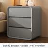 Mesa de Noche Dormitorio Multifuncional Lujo Ligero Madera Maciza Cajón Creativo Mesita de Noche Estilo Crema Almacenamiento Gabinete Multifuncional