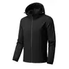 Chaqueta de Grafeno con Capucha Desmontable Transfronteriza 2025 para Hombre Chaqueta Soft Shell Simple para Hombre Chaqueta para Hombre Estilo Neutro