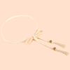 Wenyifan Mulheres cinto fino Sweet Knot cintura fina corda moda feminina calças combinando saia decoração All-match Matching Belt Mulheres