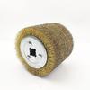 Rueda de trefilado de alambre de acero directa de fábrica rueda de trefilado de reducción de veta de madera rueda de trefilado de eliminación de óxido con núcleo cruzado para motor