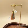 Colgante de Zongzi Tejido a Mano, Accesorios DIY para el Festival del Bote del Dragón, Cuerda de Colores, Cuerda de Mano, Pulsera de Hilo Rojo