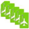 Etiqueta de equipaje de silicona en stock de Amazon, etiqueta de equipaje con cordón de PVC, etiqueta de equipaje con pegamento flexible, etiqueta de caja de envío, etiqueta de avión de gran venta