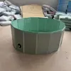 Piscina plegable para agua de mascotas, bañera para perros, baño grande para perros, stock del fabricante, tablero de PP engrosado, etiquetado privado transfronterizo