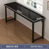 Mesa para uso doméstico, adecuada para el dormitorio de una niña, escritorio largo, diseño simple, ideal para apartamentos de alquiler, montada en la pared, escritorio largo para escribir, estación de trabajo, escritorio estrecho para computadora para estudiantes
