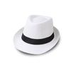 Chapéu de Verão Transfronteiriço Masculino Palha de Papel Aba Protetora Solar Respirável Cartola Chapéu de Sol Protetor Solar Chapéu de Jazz Cartola Casual Masculina Fresco