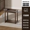 Mesa de té pequeña para el hogar, mueble auxiliar, mueble auxiliar de madera maciza, mesa de centro, tetera, cubo integrado, mueble para té