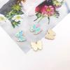 1 Pingente Único Acessório Liga de Esmalte Borboleta Multicolorido DIY Joias Colar Brinco Pulseira Material para Fazer Pingente