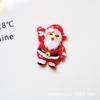 Accesorios de Resina DIY Santa Muñeco de Nieve Material para Carcasa de Teléfono Accesorios para el Cabello Horquilla Caja de Almacenamiento Material para Refrigerador