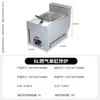 Freidora Eléctrica Comercial Freidora Comercial de Gas de Doble Cilindro de Acero Inoxidable para Freír Churros y Papas Fritas Freidora de Gran Capacidad para Puestos