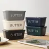 Caixa de Manteiga com Faca Amazon, Grande Capacidade, Caixa de Queijo de PP de Grau Alimentício, Armazenamento na Geladeira para Queijo