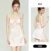 Estilo Doce Rosa Renda Cadarço Pregueado Franzido Gaze Macia Decorativa Cetim Camisola com Bojo e Robe Conjunto para Casa 6777