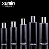 100-120ml garrafa de orvalho puro 200-250ml garrafa PET transparente cosmético tampa de prata brilhante sub-engarrafado Xu Min material da embalagem