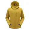 Chaqueta de Esquí Soft Shell Ligera a Prueba de Tres Elementos para Hombre y Mujer Estilo Nuevo Deportiva para Exteriores con Capucha Cortavientos Ropa de Trabajo Se Puede Imprimir Logo
