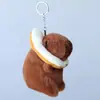 Celebridad de internet lindo capibara capibara colgante peluche juguete muñeca bolsa colgante llavero Muñeca Muñeca