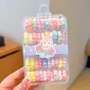 Ligas para el Cabello de Niños, Gomas Elásticas con Hilo Que No Dañan el Cabello, Ligas del Tamaño de un Pulgar para Niños, Cuerdas Elásticas de Alto Rendimiento para Niñas, Accesorios para el Cabello