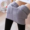 2022 Inverno nova nuvem de veludo leggings calças de algodão engrossado leggings femininas quentes de cintura alta forradas de lã plus size calças de uma peça
