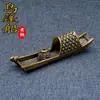 Latão Antigo Fosco Barco criativo porta-incenso Barco de pesca tradicional Decoração de mesa Pet de chá Antigo Diversos Bronze antigo Atacado
