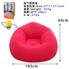 Sofá Inflável Preguiçoso Novo Sofá Esférico Graffiti Dobrável Veludo PVC Inflável Puff Sofá Cadeira em Estoque