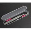 Pinza para injerto de pestañas postizas Clip ucraniano Pinzas para pestañas estilo chino Pinzas de acero inoxidable de alta precisión Herramienta de belleza para pestañas