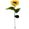 Girasol solar de exterior transfronterizo 8LED linterna de simulación lámpara de paisaje de planta patio jardín lámpara de césped
