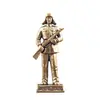 Figura de Latón de Lei Feng, Atracción Turística Más Vendida para el Día del Trabajo, Adorno Pequeño de Latón, Figura Roja del Ejército Cultural y Creativa, Artículo de Artesanía