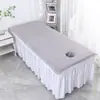 Toalha de Cama para Salão de Beleza com Acabamento nas Bordas, Toalha de Banho, Lençol para Maca de Massagem, Espessa e Absorvente, Pode ser Personalizada com Logo, Toalha para Maca de Terapia com Abertura, Toalha Grande