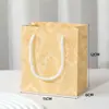Caja de Joyería, Caja para Anillo con Lazo Amarillo, Caja de Dos Piezas para Pendientes y Collares, Caja de Empaque para Joyería, Caja de Regalo para Joyería Esmaltada