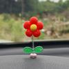 Carro transfronteiriço balançando a cabeça besouro decoração nova abelha flor carro console central painel decoração do presente
