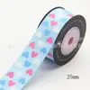 Fita de embalagem de presente com bolinhas de 25mm para grampo de cabelo, caixa de bolo DIY, cinto decorativo, fita de tecido 10 jardas/Rolo