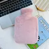 Versión coreana de bolsa de agua caliente de peluche de conejo número grande bolsa de agua caliente de PVC inyección de agua compresa caliente fuente de calor para manos punto venta caliente transfronteriza