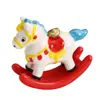 Adorno de Caballo Mecedora de Cerámica que Simboliza Riqueza y Buena Suerte, un Juguete de Escritorio para Aliviar el Estrés, Pequeña Decoración Curativa de Regalo