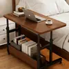 Mesita de noche, Mesa elevable móvil, Escritorio pequeño de oficina, Escritorio de dormitorio, Mesa de estudio, Mesa simple para computadora perezosa