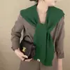 Chal de punto para mujer de Primavera y Verano, moderno, moderno, moderno, de alta gama, para habitación con aire acondicionado, hombro, Otoño, falda, protección para el cuello, fino