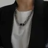 Colar Estilo Jackson Wang para Homens, Tendência High-End Ins Outono e Inverno Design Irregular Acessório de Moletom Suéter Masculino