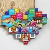 2026 Nuevo Modelo Imanes para Refrigerador de Monumentos de Ciudades Chinas Yunnan Shenyang Hong Kong Guangzhou Souvenirs Turísticos Culturales y Creativos