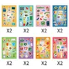Conjunto de Adesivos da Copa do Mundo de Futebol Transfronteiriço Desenho Animado Adesivos à Prova d'Água Planejador Infantil Adesivos de Papelaria Personalização
