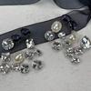 Recomendación del Libro Rojo Pequeño Zapatos con Agujeros con Hebilla de Diamante conjunto Flor Decorativa para Zapato Hebilla de Flor DIY Diamante de Vidrio conjunto Hebilla con Adhesivo en la Parte Posterior