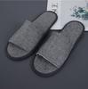 Pantuflas desechables de hotel al por mayor de alta calidad con suela gruesa de forro polar de coral antideslizante engrosado para salón de belleza y hogar