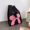 Nueva bolsa para teléfono móvil estilo coreano linda bolsa de mano versátil mini bolso de mano pequeño tejido bolso de hombro bolso de mano cruzado