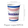 Suministros para Fiesta Temática de Béisbol Personalizados Amazon Banner de Decoración de Cumpleaños de Béisbol Colgante Giratorio Globo Vajilla de Fiesta