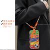 Funda para iPhone 15 Pro Max con carita sonriente pintada, funda cruzada para Apple 14, monedero para 13 pulgadas, funda protectora para 12 pulgadas