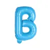 Versão Americana Tamanho Slim Letras Maiúsculas do Alfabeto Inglês Decorativas Az Balão de Folha de Alumínio Decorativo de Letra Az 16 polegadas Aniversário